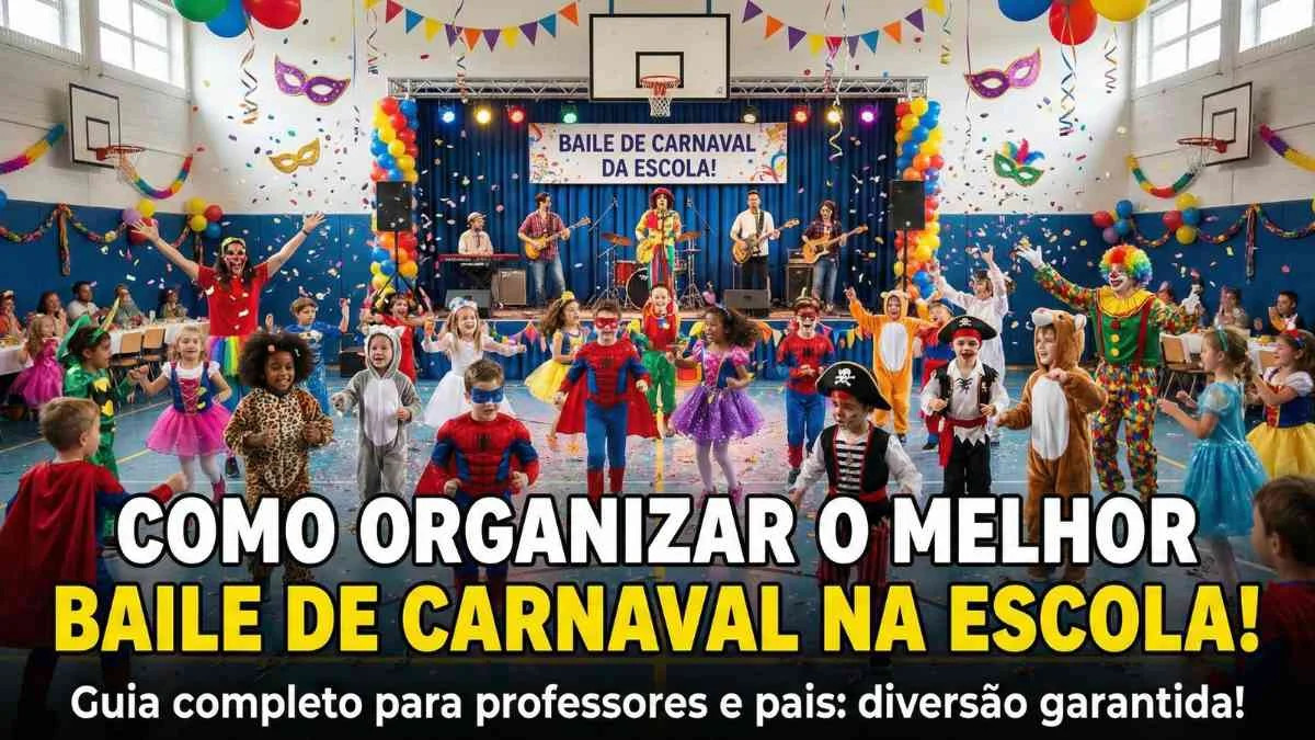 Como organizar o melhor baile de carnaval na escola!